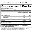 Bucked Up Creatine Gummy Bucks (New & Improved)-N101 Nutrition