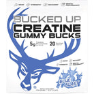 Bucked Up Creatine Gummy Bucks (New & Improved)-20 servings-Blue Blast-N101 Nutrition