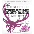Bucked Up Creatine Gummy Bucks (New & Improved)-20 servings-Raspberry Blitz-N101 Nutrition