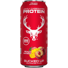 Bucked Up Lightly Carbonated Protein RTD-Single Can (16 fl oz)-Peach Mango-N101 Nutrition