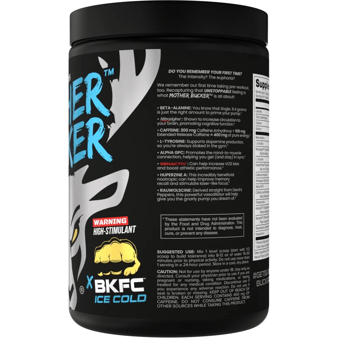 Bucked Up Mother Bucker-N101 Nutrition