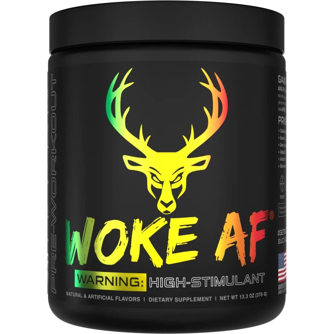 Bucked Up WOKE AF-30 servings-Sour Gummy-N101 Nutrition
