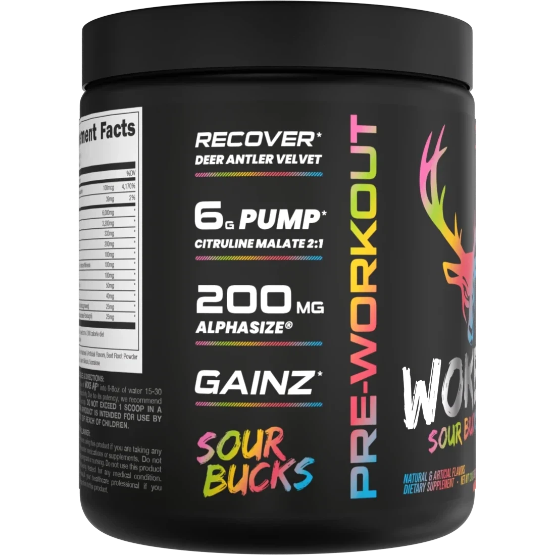 Bucked Up WOKE AF-N101 Nutrition