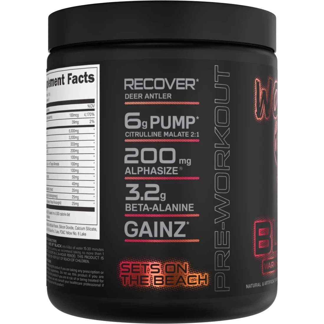 Bucked Up WOKE AF BLACK-N101 Nutrition