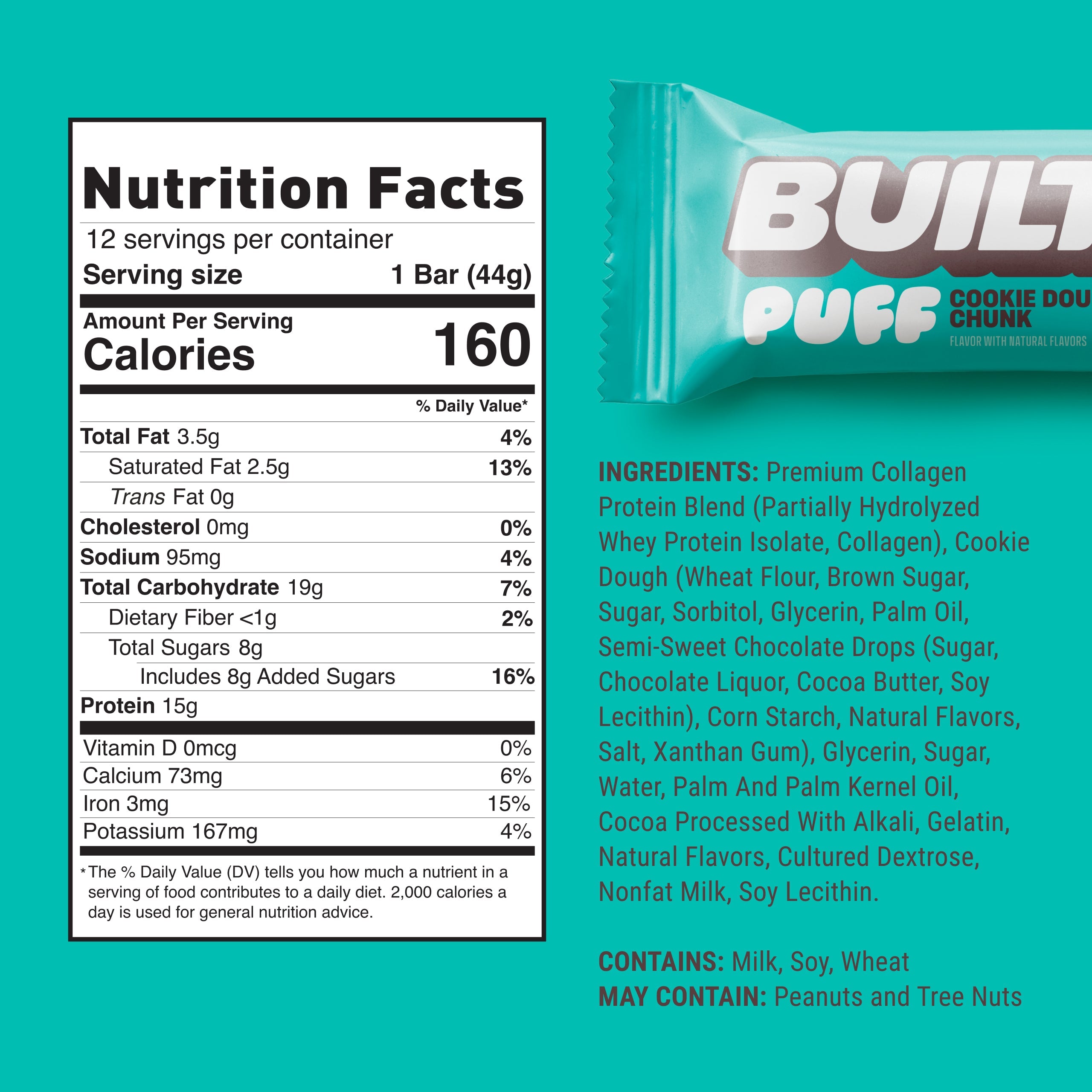 BUILT Puff Bar-N101 Nutrition