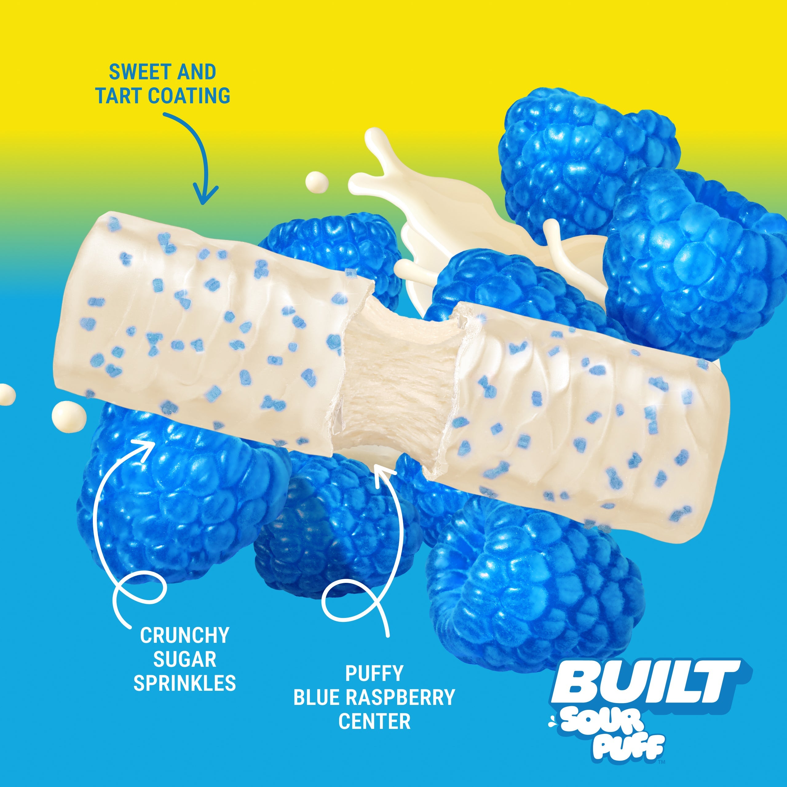 BUILT Sour Puff Bar-N101 Nutrition