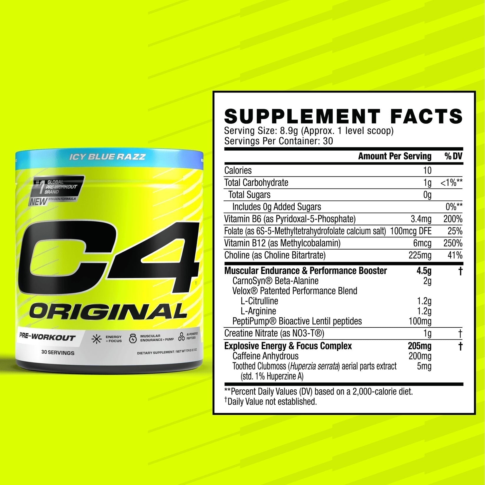 Cellucor C4 Original Pre-Workout-N101 Nutrition