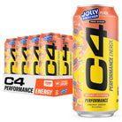 Cellucor C4 Performance Energy Drink (Carbonated)-Case (12 cans)-Jolly Rancher® Peach-N101 Nutrition