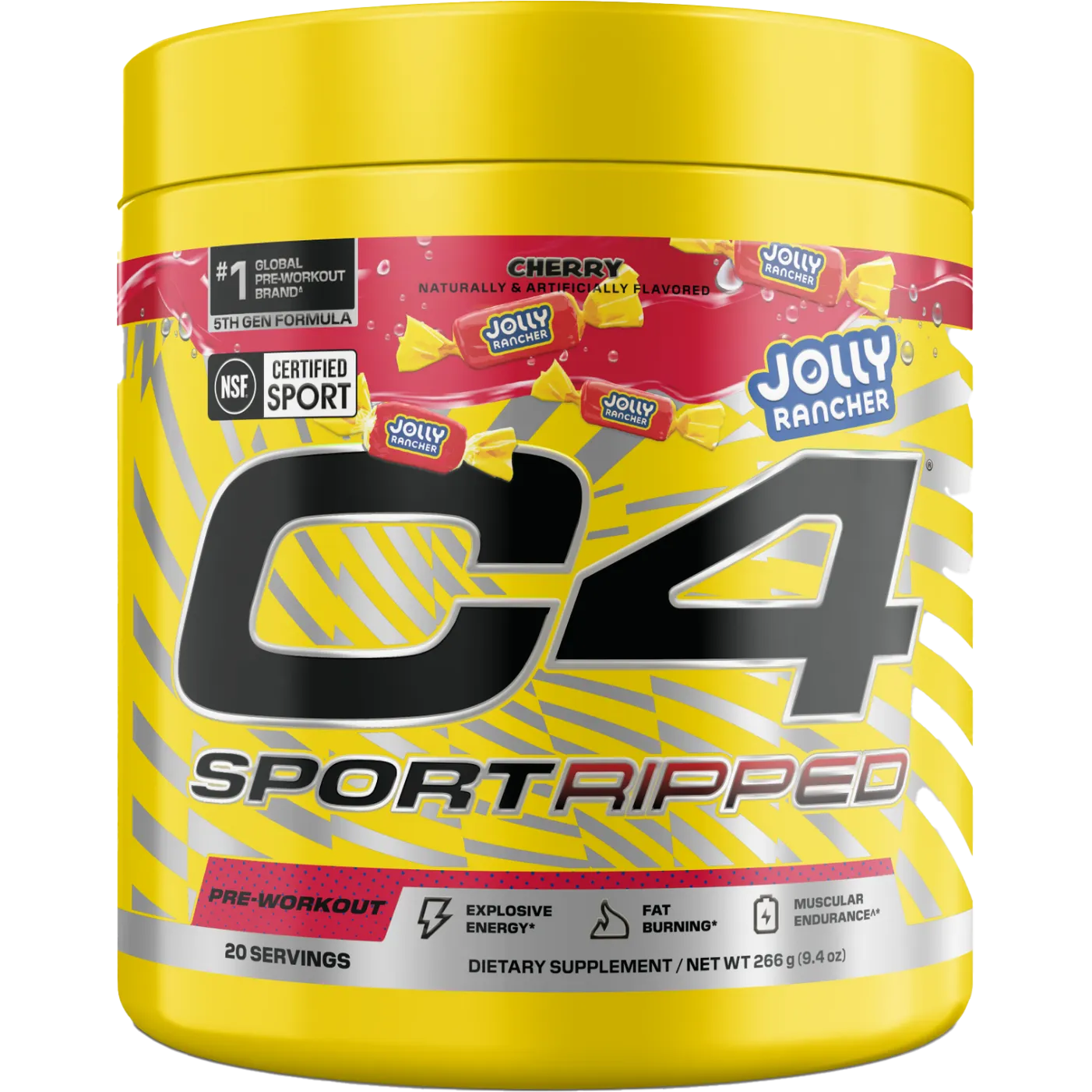 Cellucor C4 Sport Ripped-20 servings-JOLLY RANCHER® Cherry-N101 Nutrition