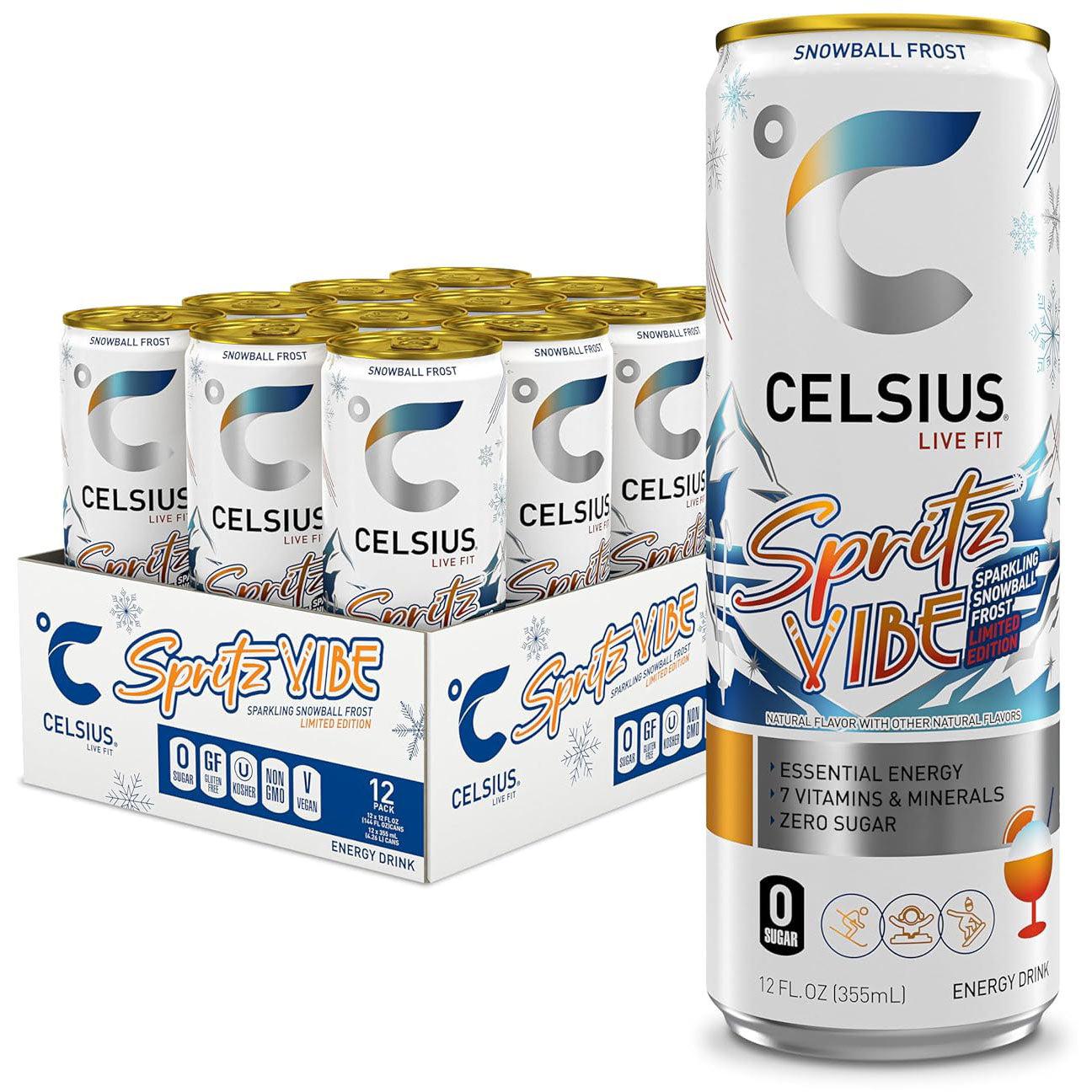 Celsius Energy Drink-Case (12 cans)-Sparkling Spritz Vibe-N101 Nutrition