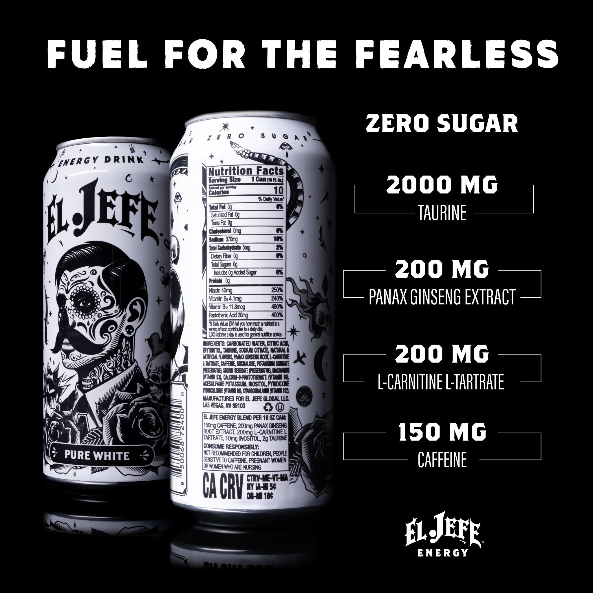 El Jefe Energy Drink-N101 Nutrition