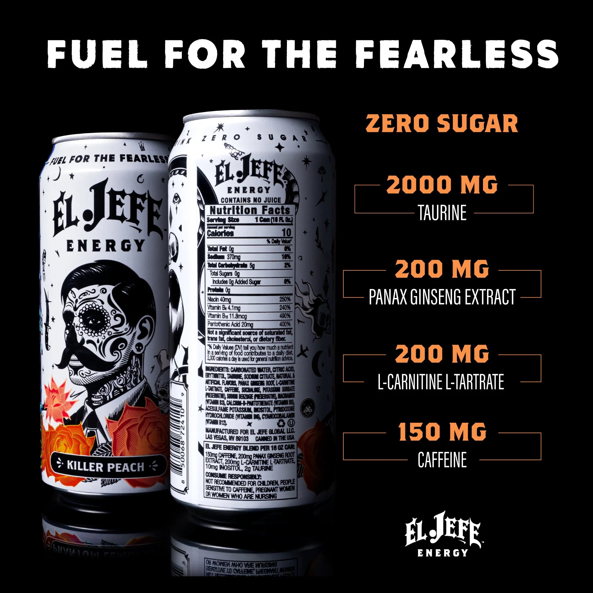 El Jefe Energy Drink-N101 Nutrition