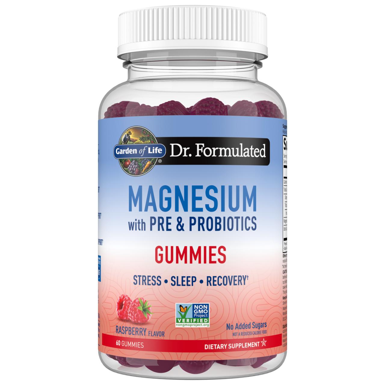 Garden of Life Dr. Formulated Magnesium Gummies with Pre & Probiotics-N101 Nutrition