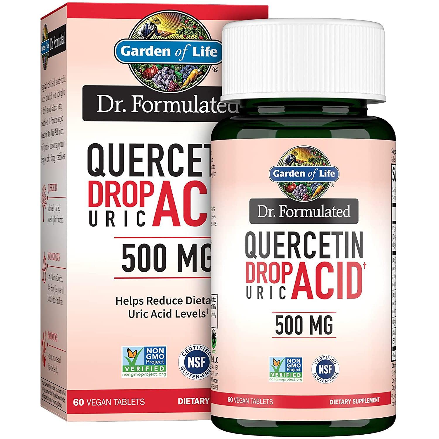 Garden of Life Dr. Formulated Quercetin Drop Uric Acid-N101 Nutrition