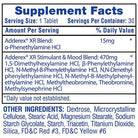 Hi-Tech Pharmaceuticals Adderex® XR-N101 Nutrition