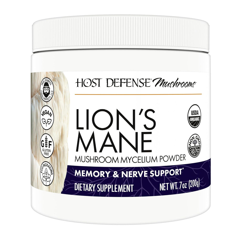 Host Defense Lion's Mane Mushroom Mycelium Powder-N101 Nutrition