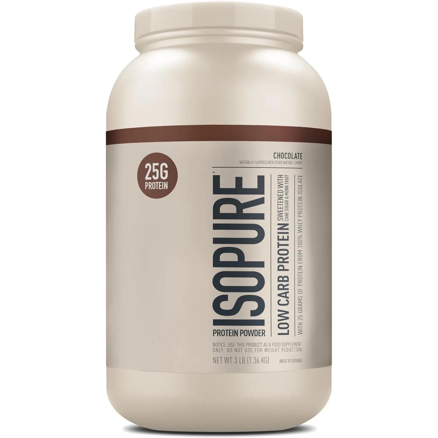 Isopure Naturally Flavored Low Carb Protein-N101 Nutrition