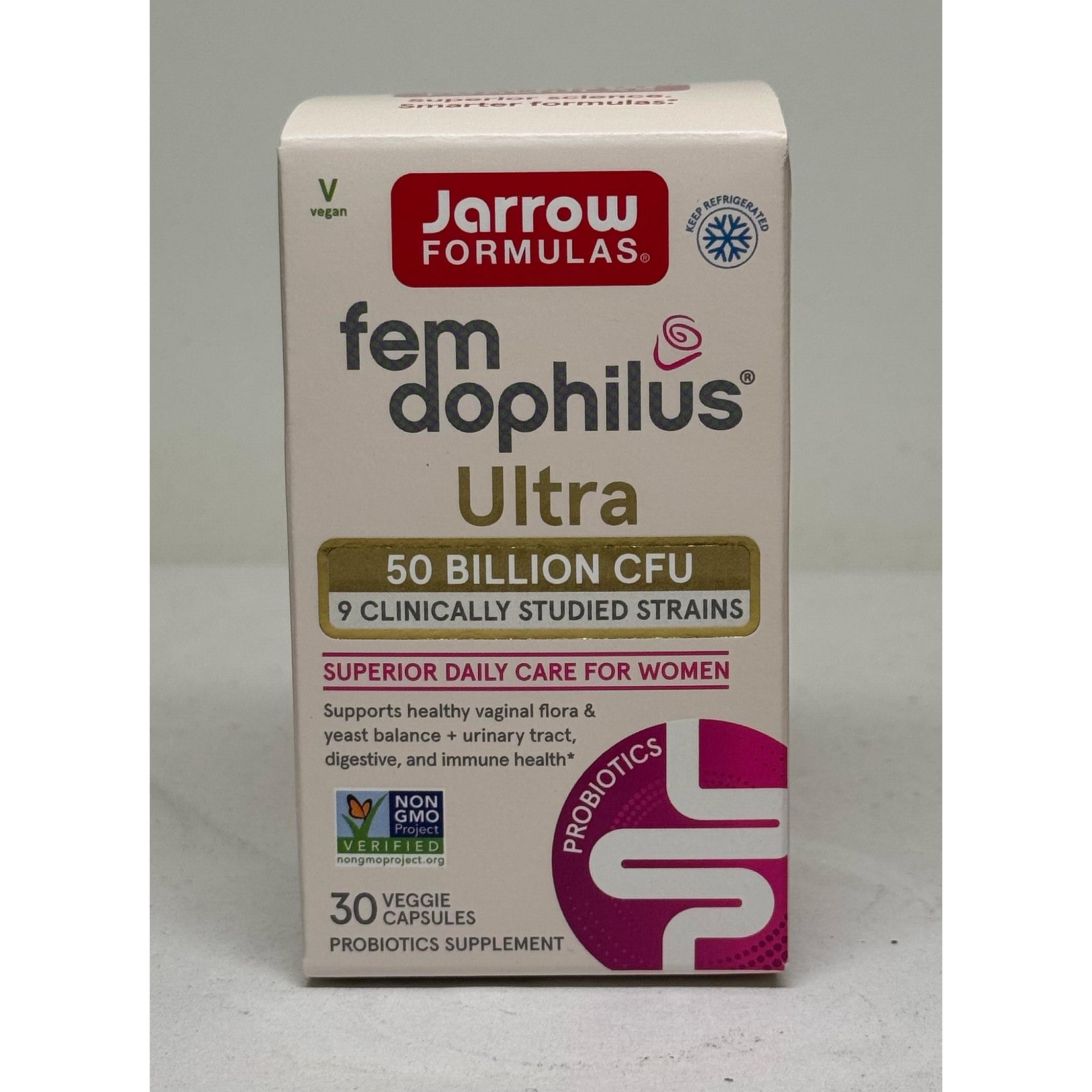 Jarrow Formulas Fem Dophilus Ultra 50 Billion CFU (Refrigerated)-N101 Nutrition