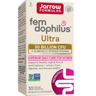 Jarrow Formulas Fem Dophilus Ultra 50 Billion CFU (Shelf-Stable)-30 veggie capsules-N101 Nutrition