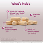 Jarrow Formulas Fem Dophilus Ultra 50 Billion CFU (Shelf-Stable)-N101 Nutrition