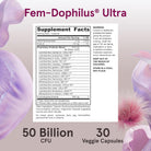 Jarrow Formulas Fem Dophilus Ultra 50 Billion CFU (Shelf-Stable)-N101 Nutrition