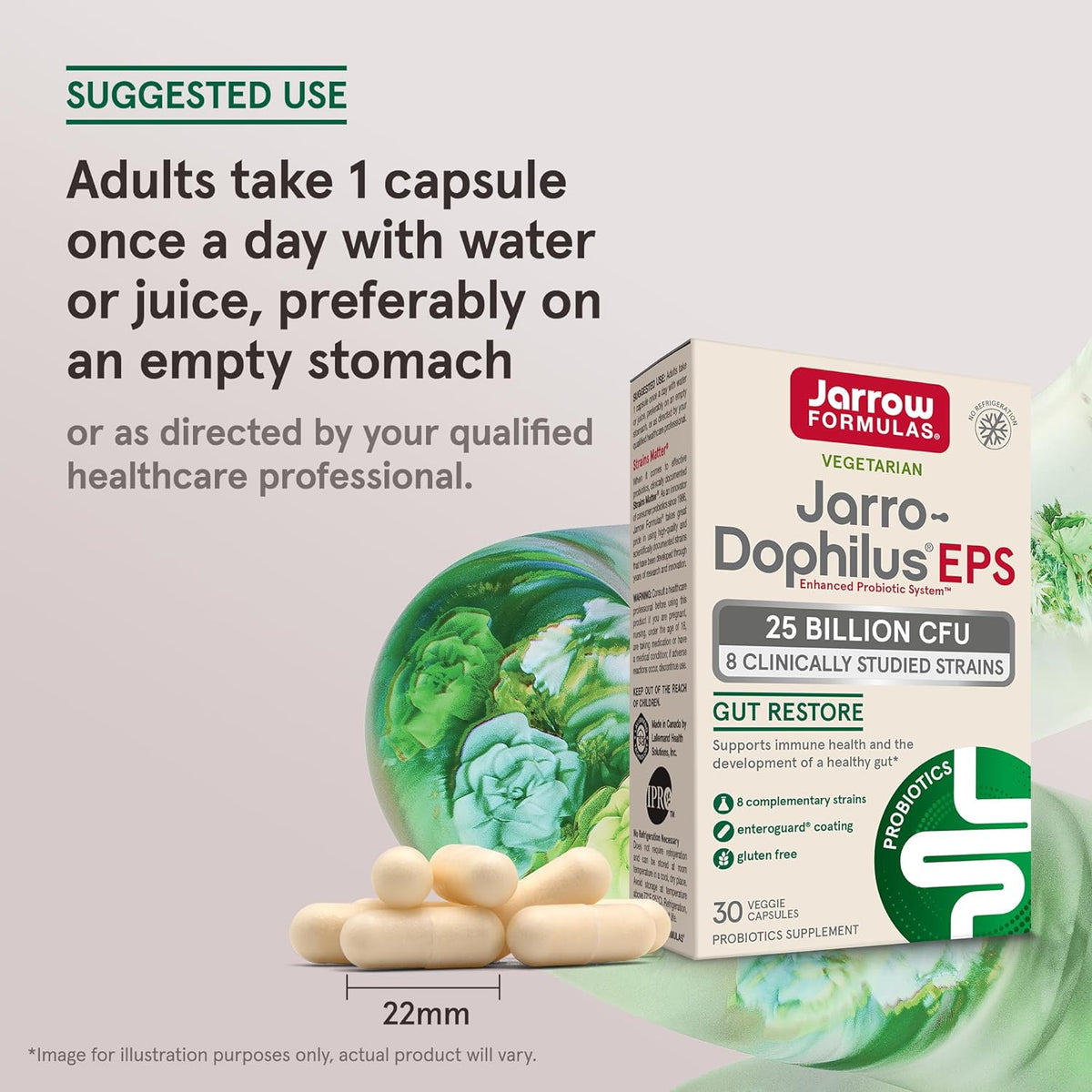Jarrow Formulas Jarro-Dophilus® EPS 25 Billion CFU – N101 Nutrition