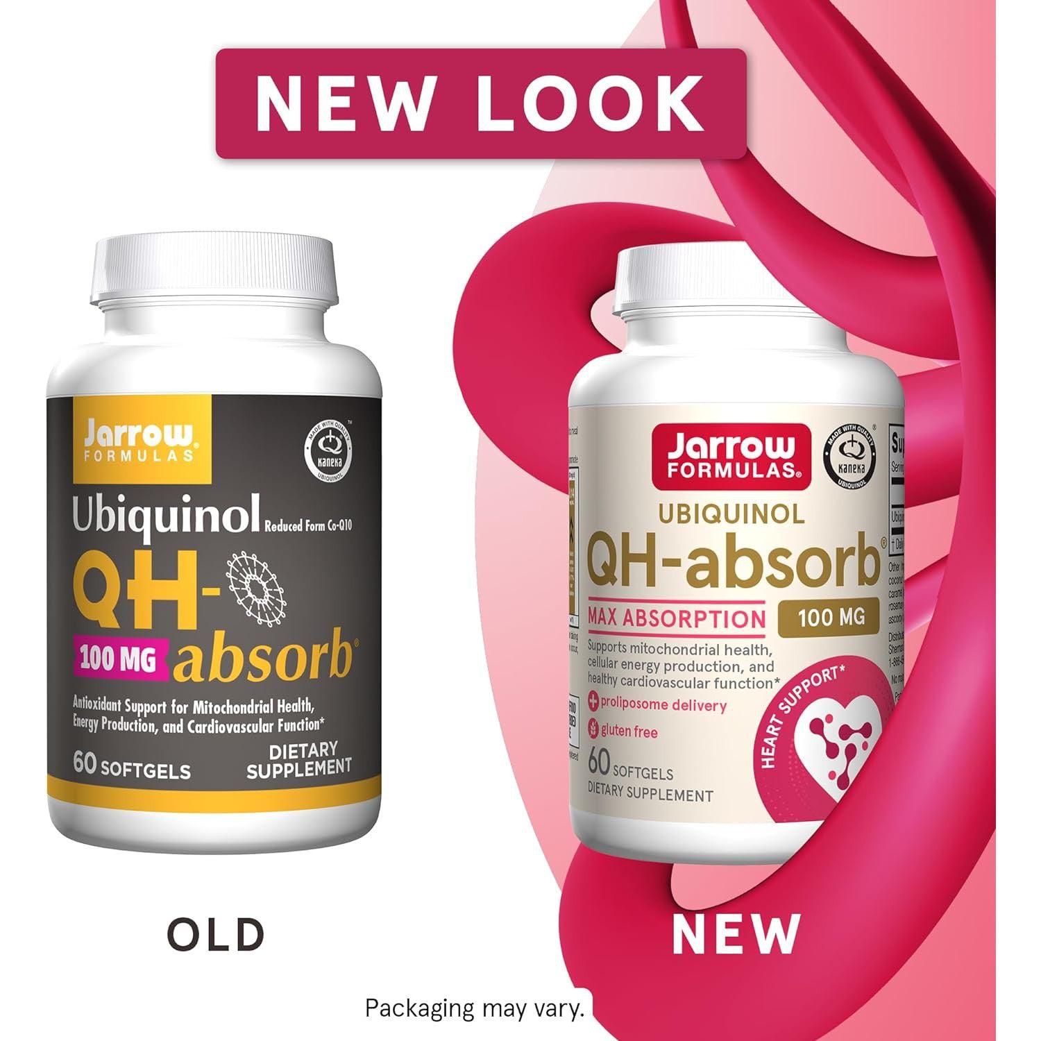 Jarrow Formulas QH-absorb Ubiquinol 100 mg-N101 Nutrition