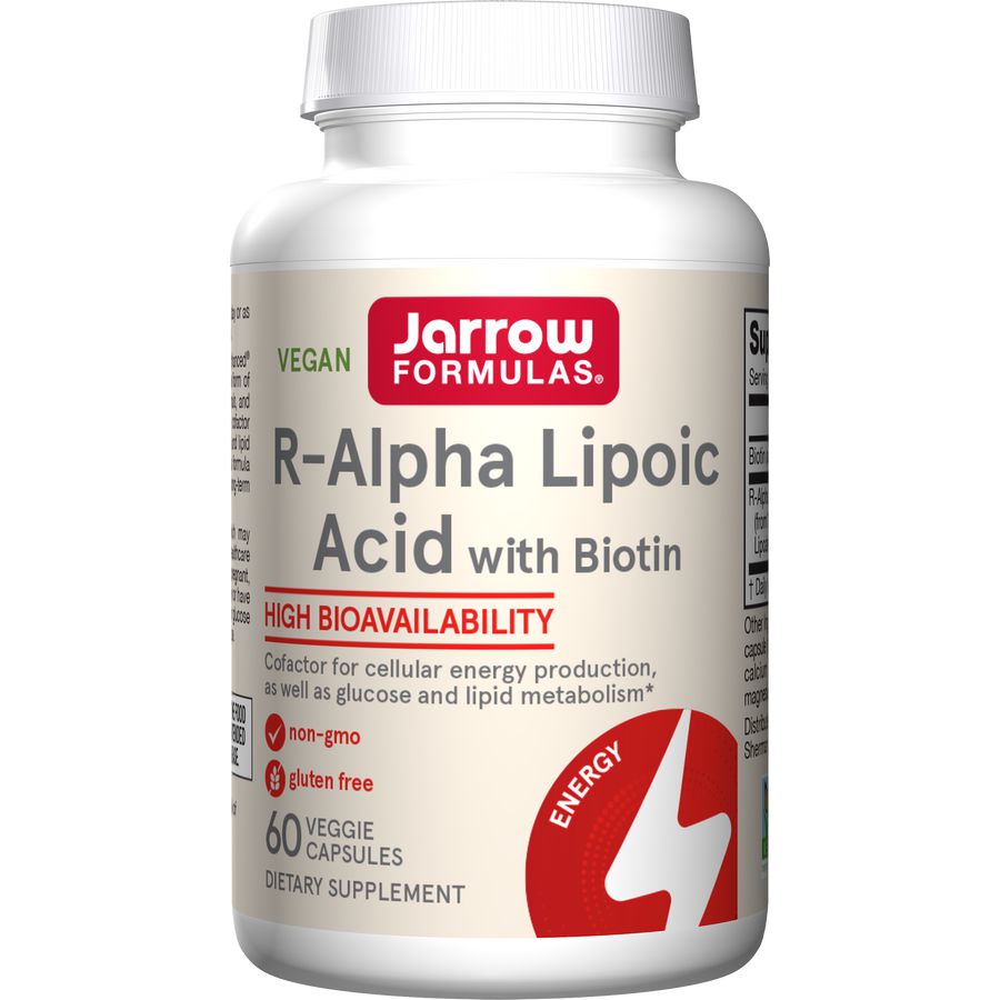 Jarrow Formulas R-Alpha Lipoic Acid with Biotin-N101 Nutrition