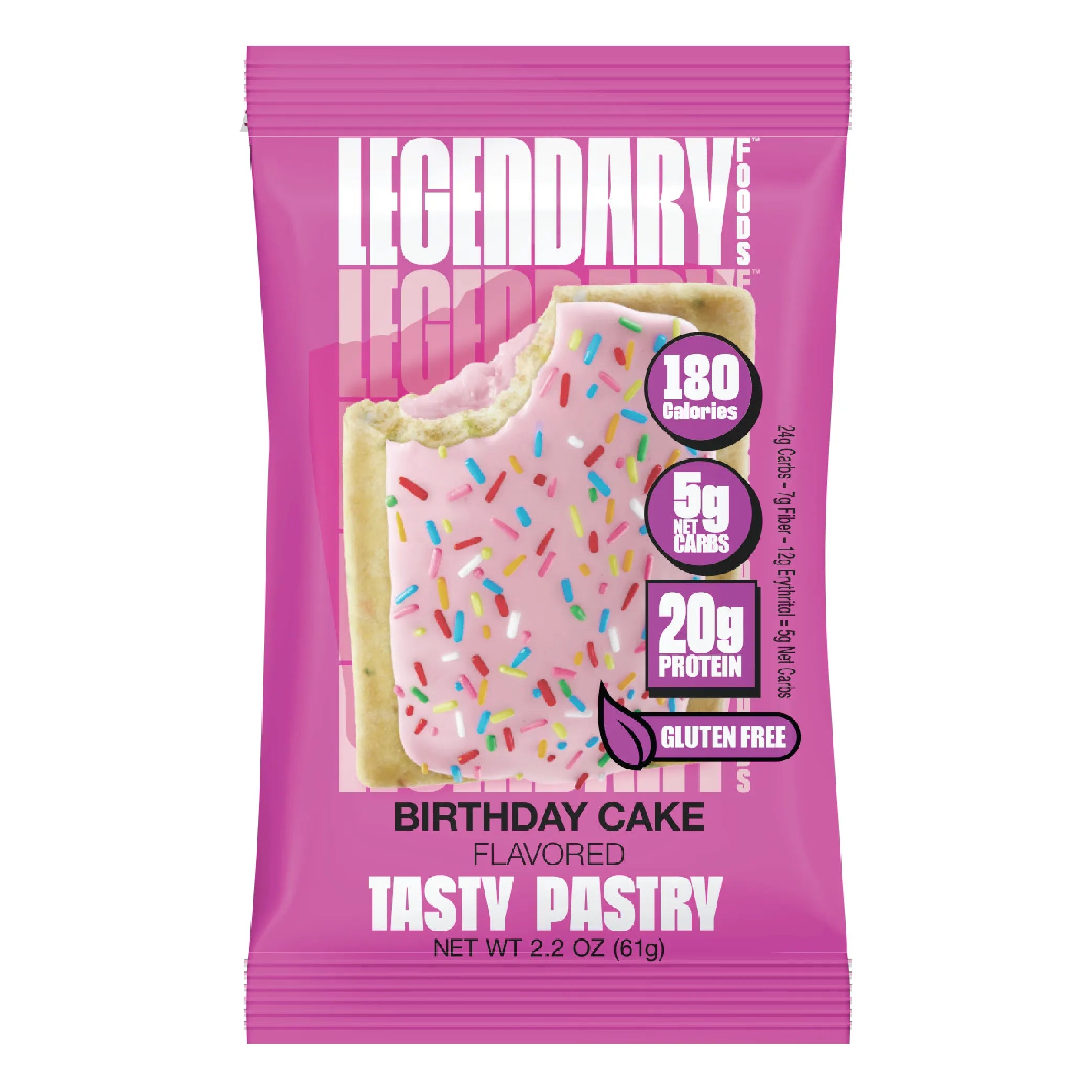 Legendary Foods Tasty Pastry-N101 Nutrition