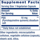 Life Extension PQQ 10 mg-N101 Nutrition