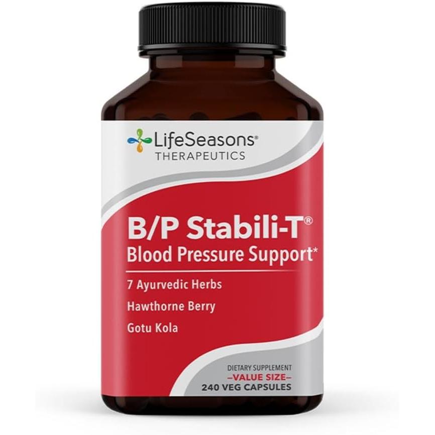 LifeSeasons B/P Stabili-T-240 veg capsules (Value Size)-N101 Nutrition