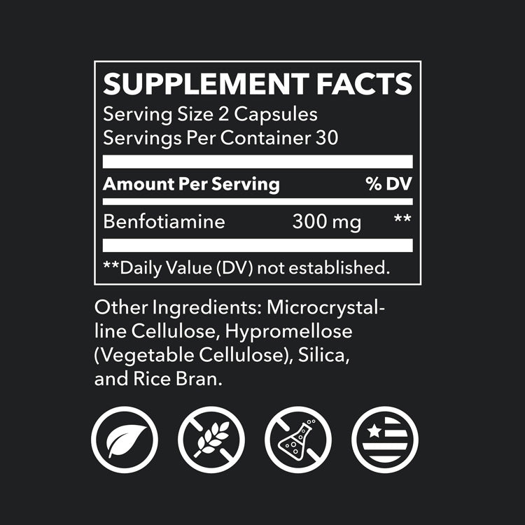 LifeSeasons Essentials Benfotiamine 300 mg (EXP 11/2026 - FINAL SALE / NO RETURNS)-N101 Nutrition