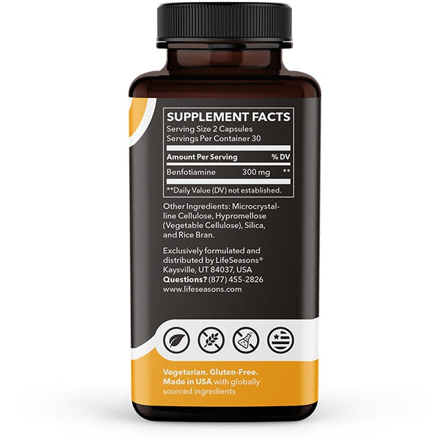 LifeSeasons Essentials Benfotiamine 300 mg (EXP 11/2026 - FINAL SALE / NO RETURNS)-N101 Nutrition