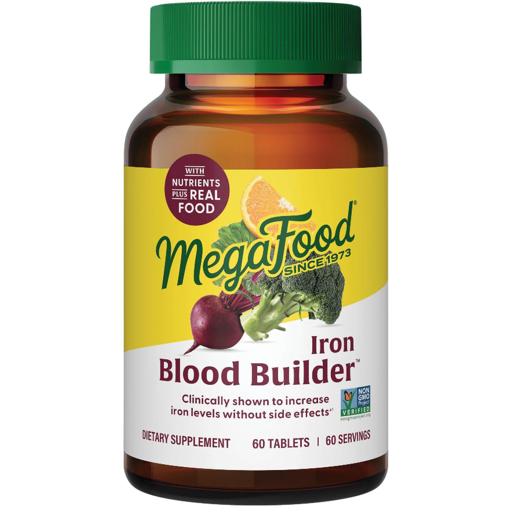 MegaFood Blood Builder Iron-60 tablets-N101 Nutrition