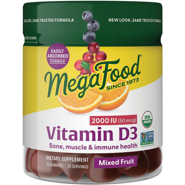 MegaFood D3 2000 IU Gummies (50 mcg)-N101 Nutrition