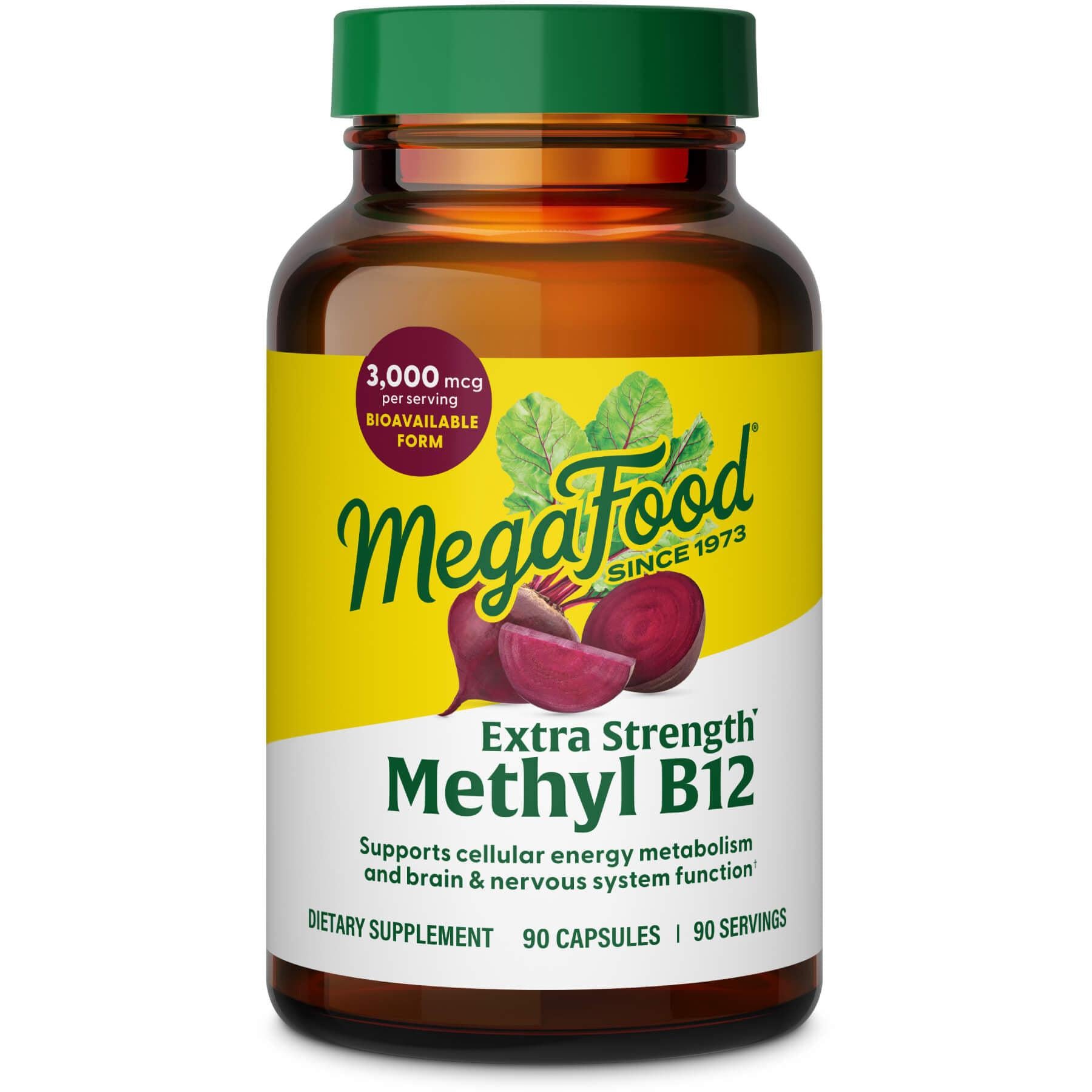 MegaFood Extra Strength Methyl B12 - 3000 mcg-N101 Nutrition