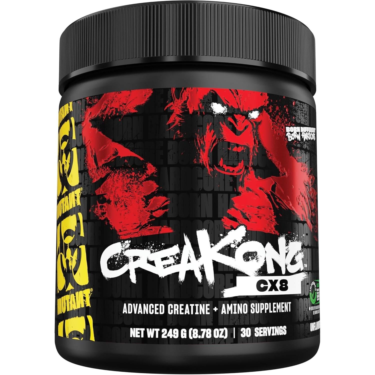 Mutant Creakong CX8 (Unflavored)-N101 Nutrition