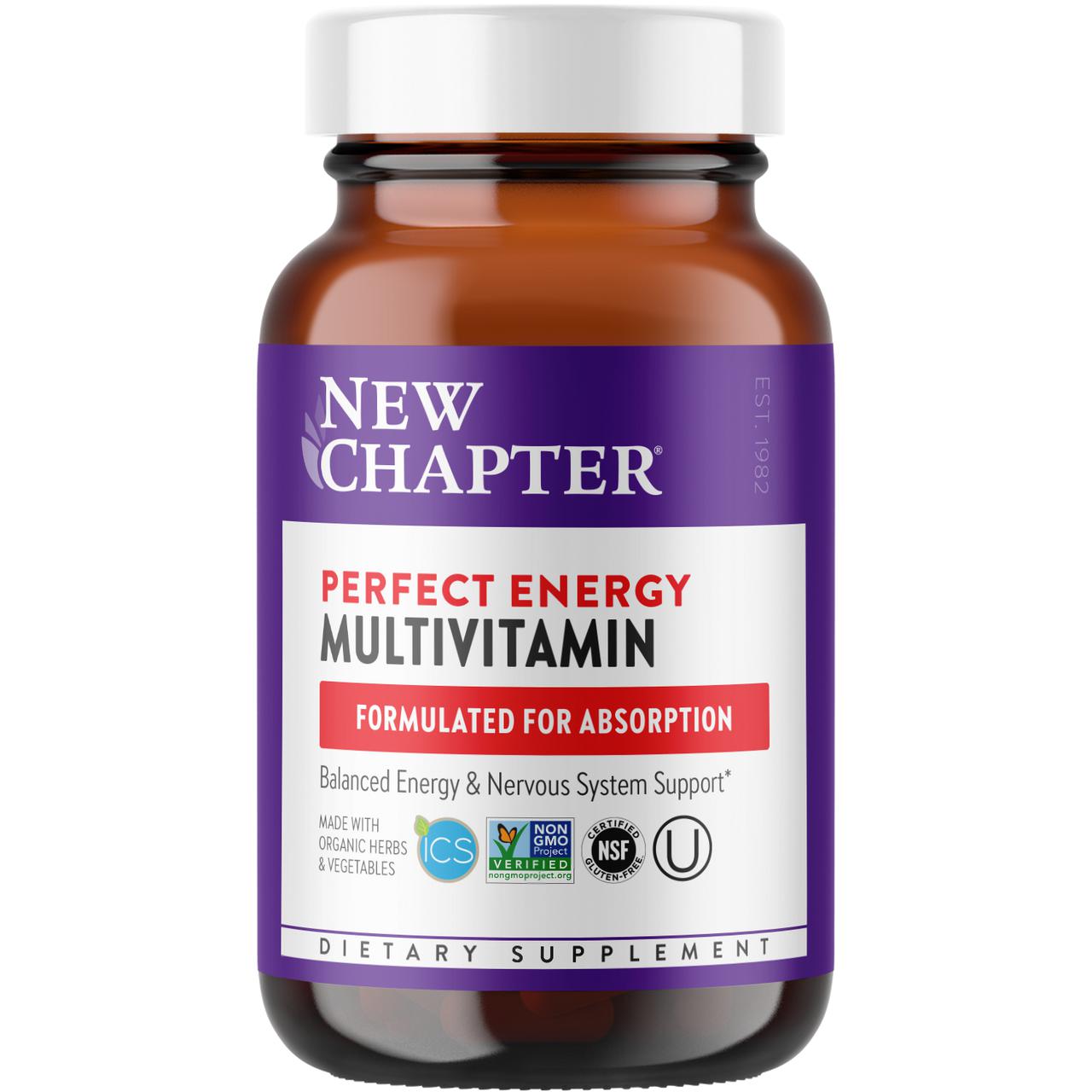 New Chapter Perfect Energy Multivitamin-N101 Nutrition