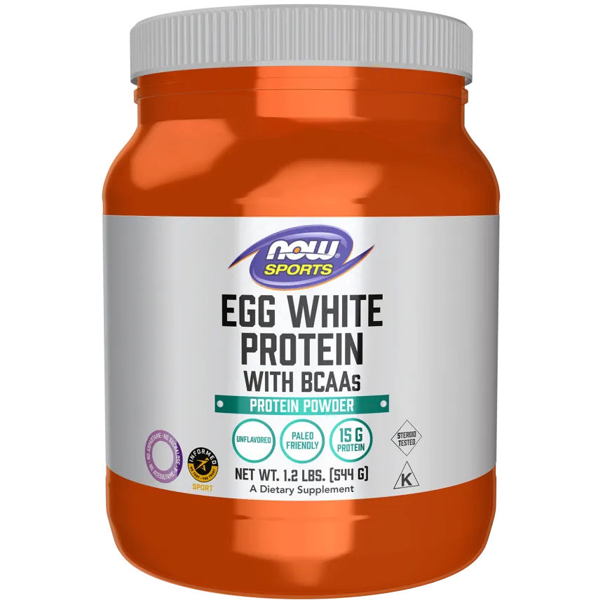 NOW Sports Egg White Protein - Unflavored-N101 Nutrition