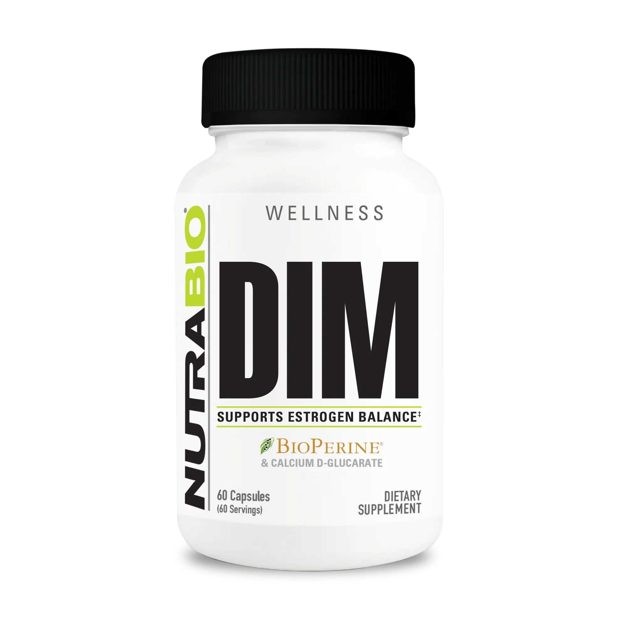 NutraBio DIM-60 capsules-N101 Nutrition