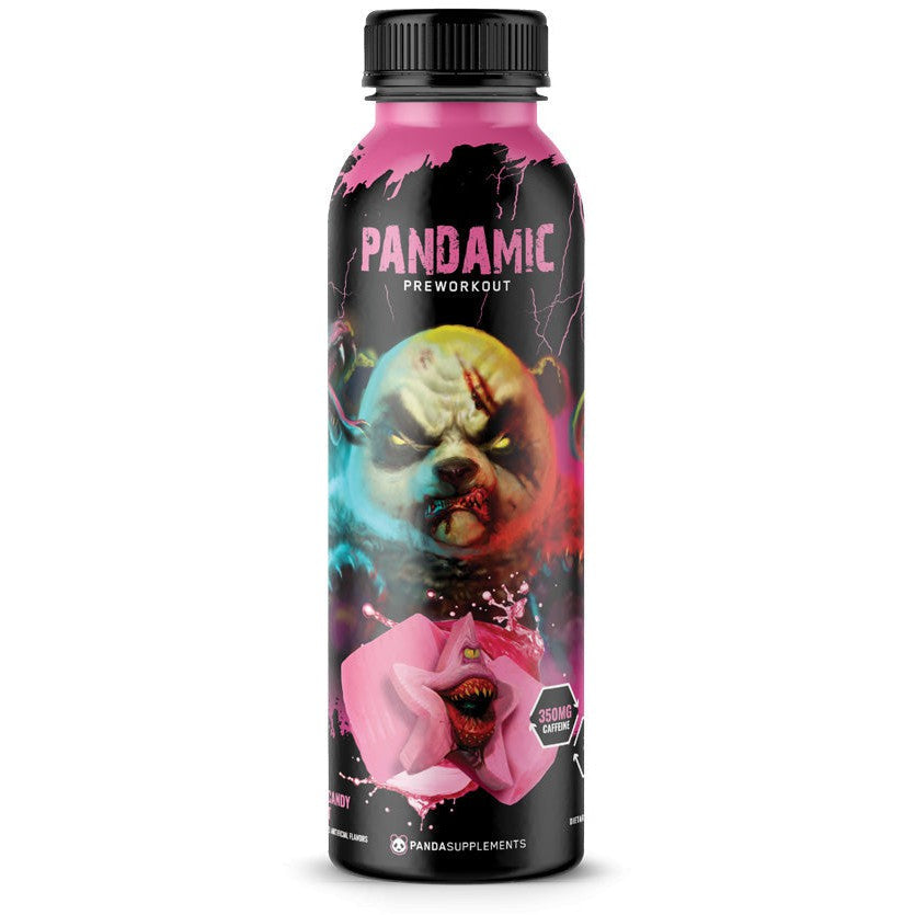 Panda Supps PANDAMIC Pre-Workout RTD-bottle (12 fl oz)-Pink Candy Burst-N101 Nutrition