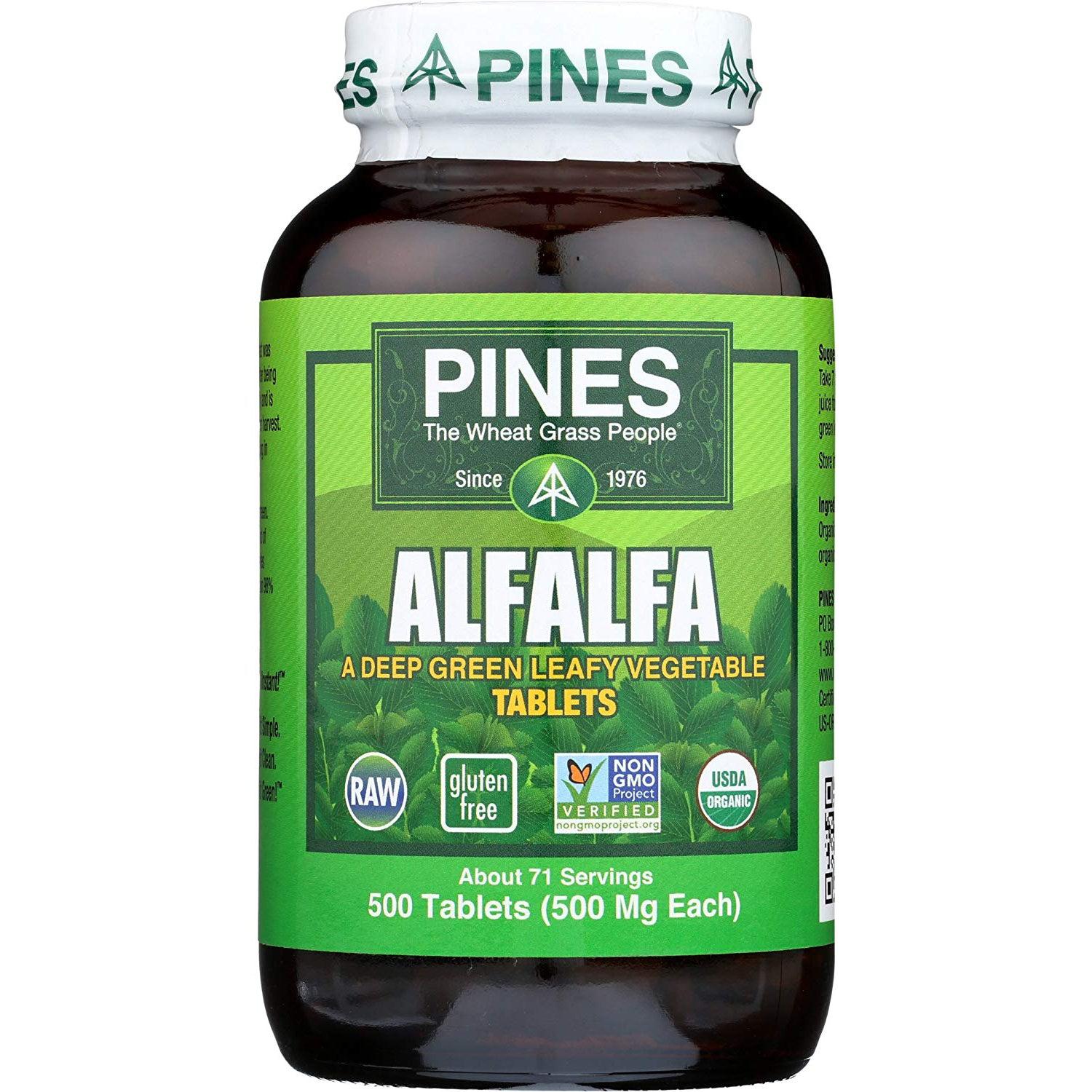 Pines Alfalfa Tablets (EXP 09/2029 - FINAL SALE / NO RETURNS)-N101 Nutrition