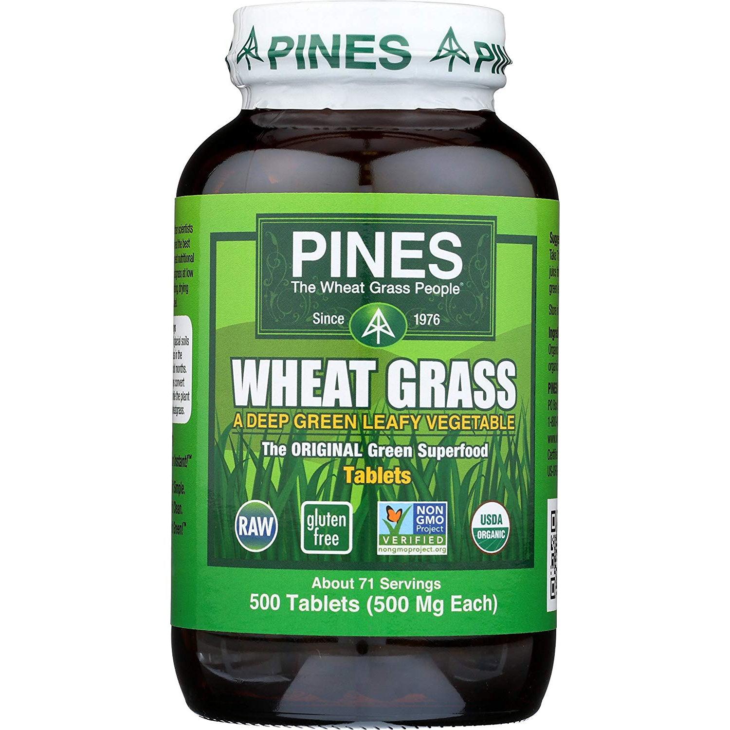 Pines Wheat Grass Tablets (EXP 10/2028 - FINAL SALE / NO RETURNS)-N101 Nutrition