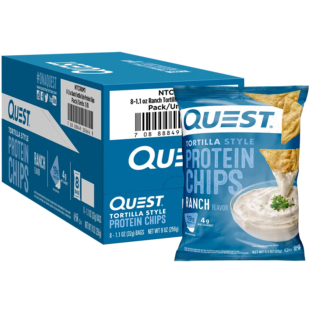 Quest Tortilla Style Protein Chips-N101 Nutrition