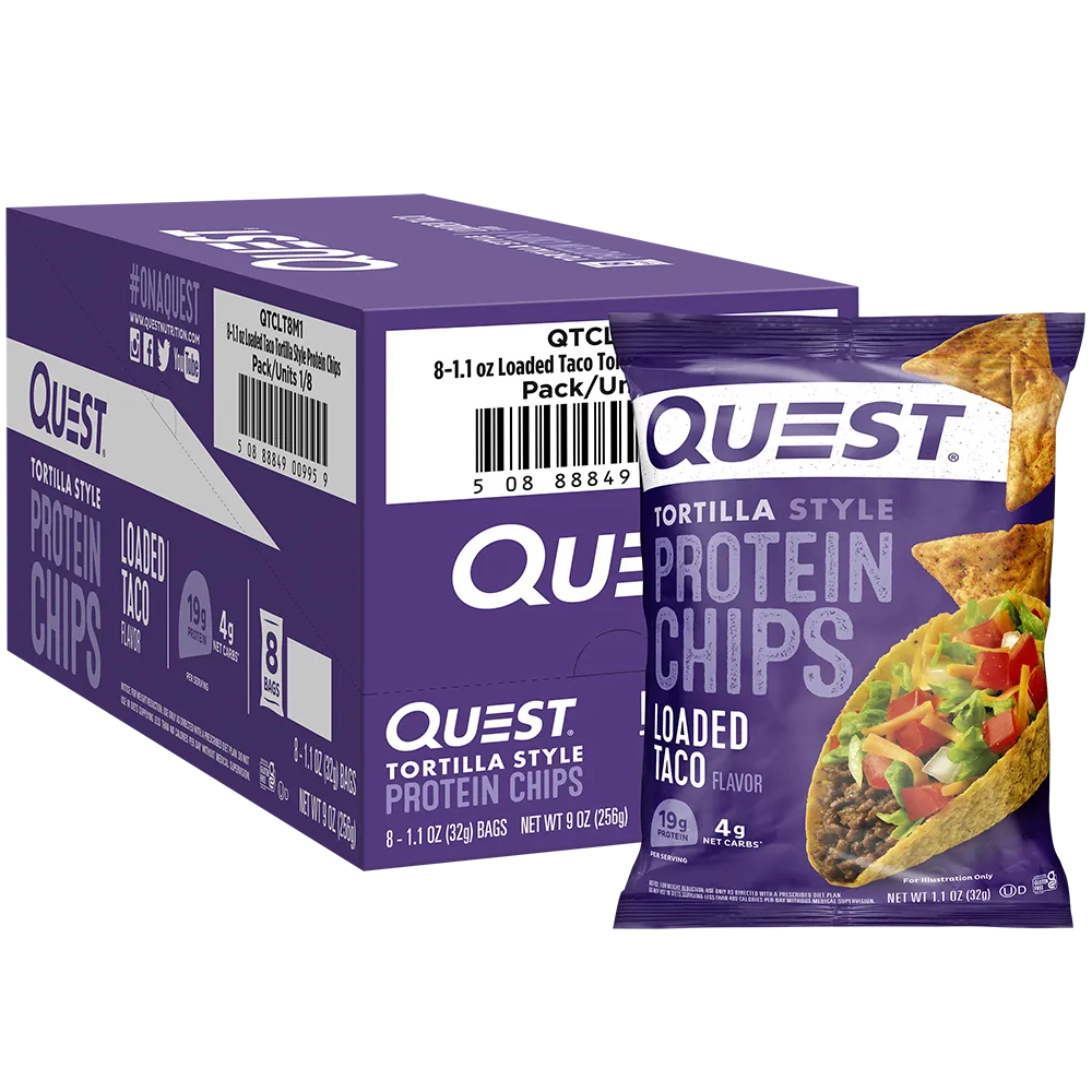 Quest Tortilla Style Protein Chips-N101 Nutrition