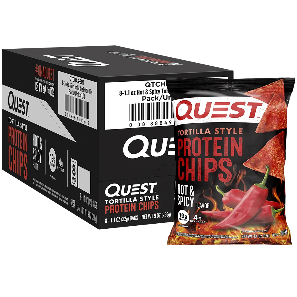 Quest Tortilla Style Protein Chips-N101 Nutrition