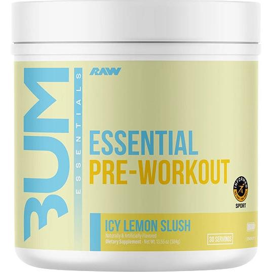 RAW Nutrition CBUM Essential Pre-Workout-30 servings-Icy Lemon Slush-N101 Nutrition