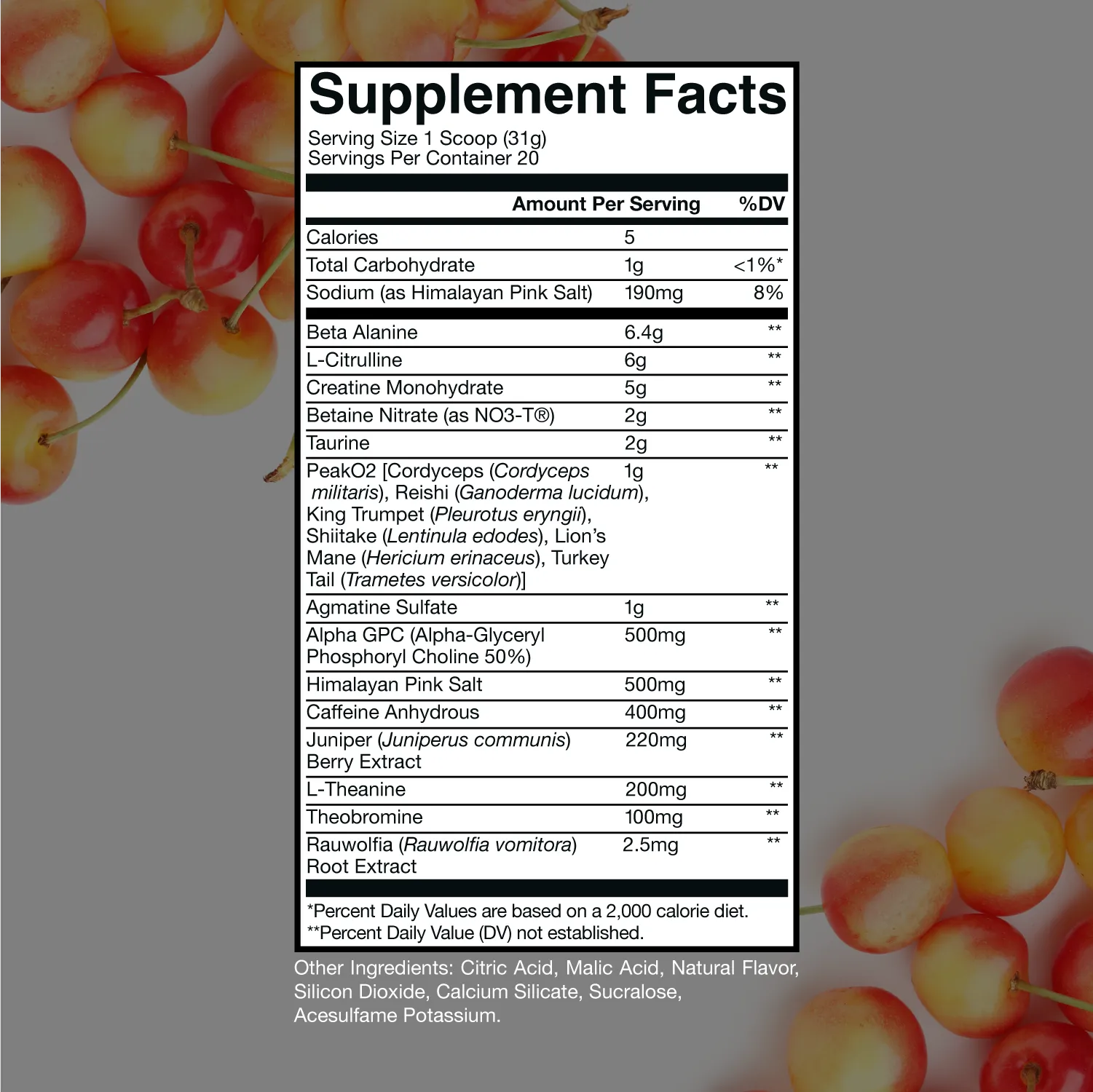 RAW Nutrition CBUM Thuper Thavage Pre-Workout-N101 Nutrition