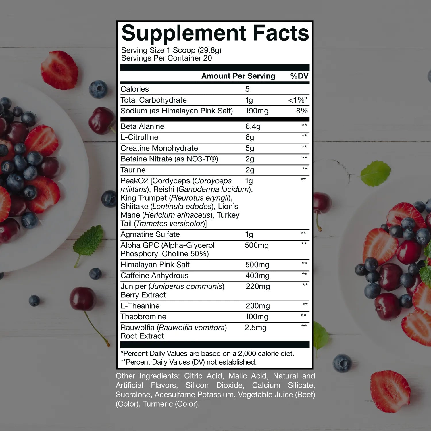 RAW Nutrition CBUM Thuper Thavage Pre-Workout-N101 Nutrition