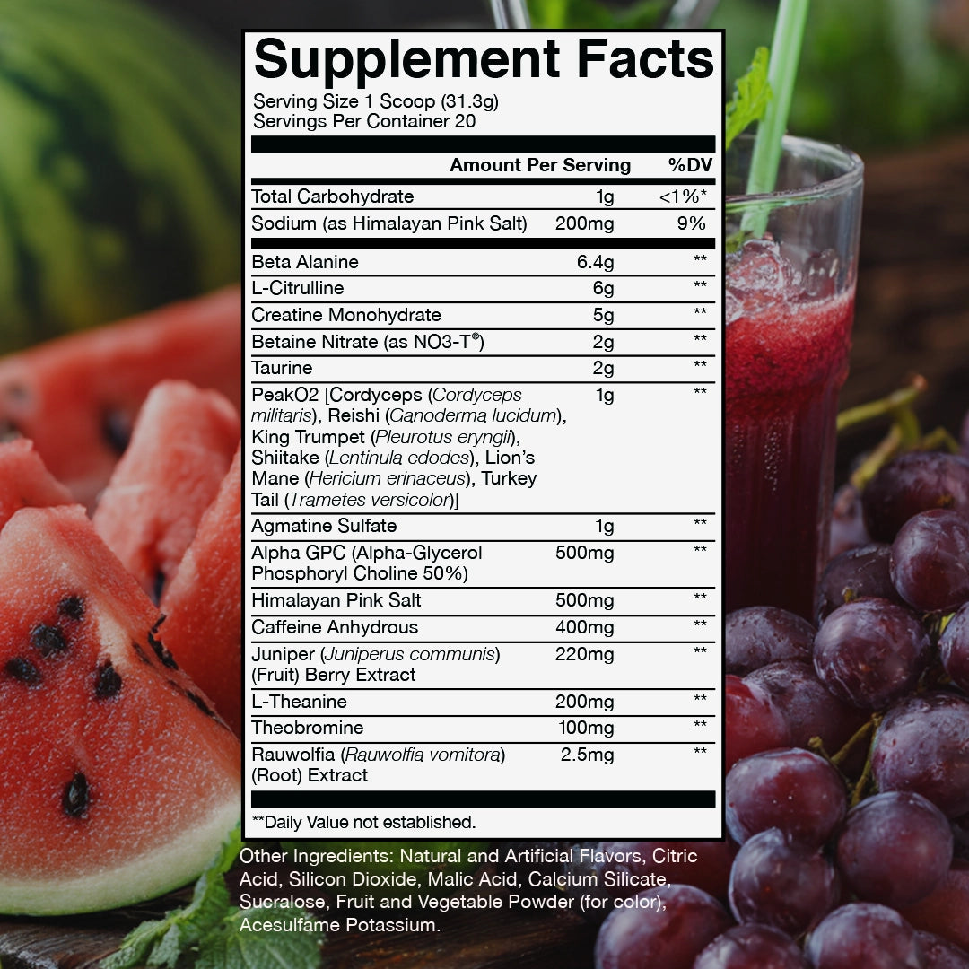 RAW Nutrition CBUM Thuper Thavage Pre-Workout-N101 Nutrition